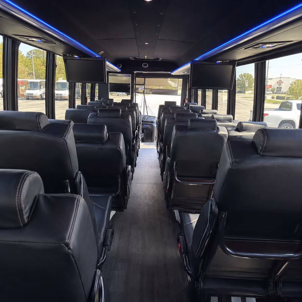 charter buses for larger gloucester wedding weekends and multi day events