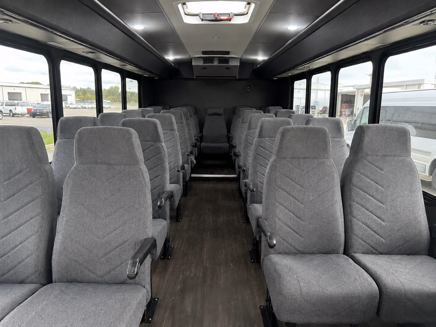 gloucester 15 passenger minibus interior