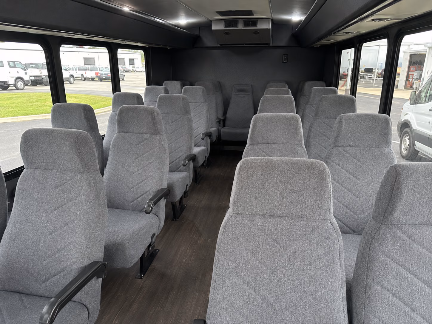 gloucester 20 passenger minibus inside