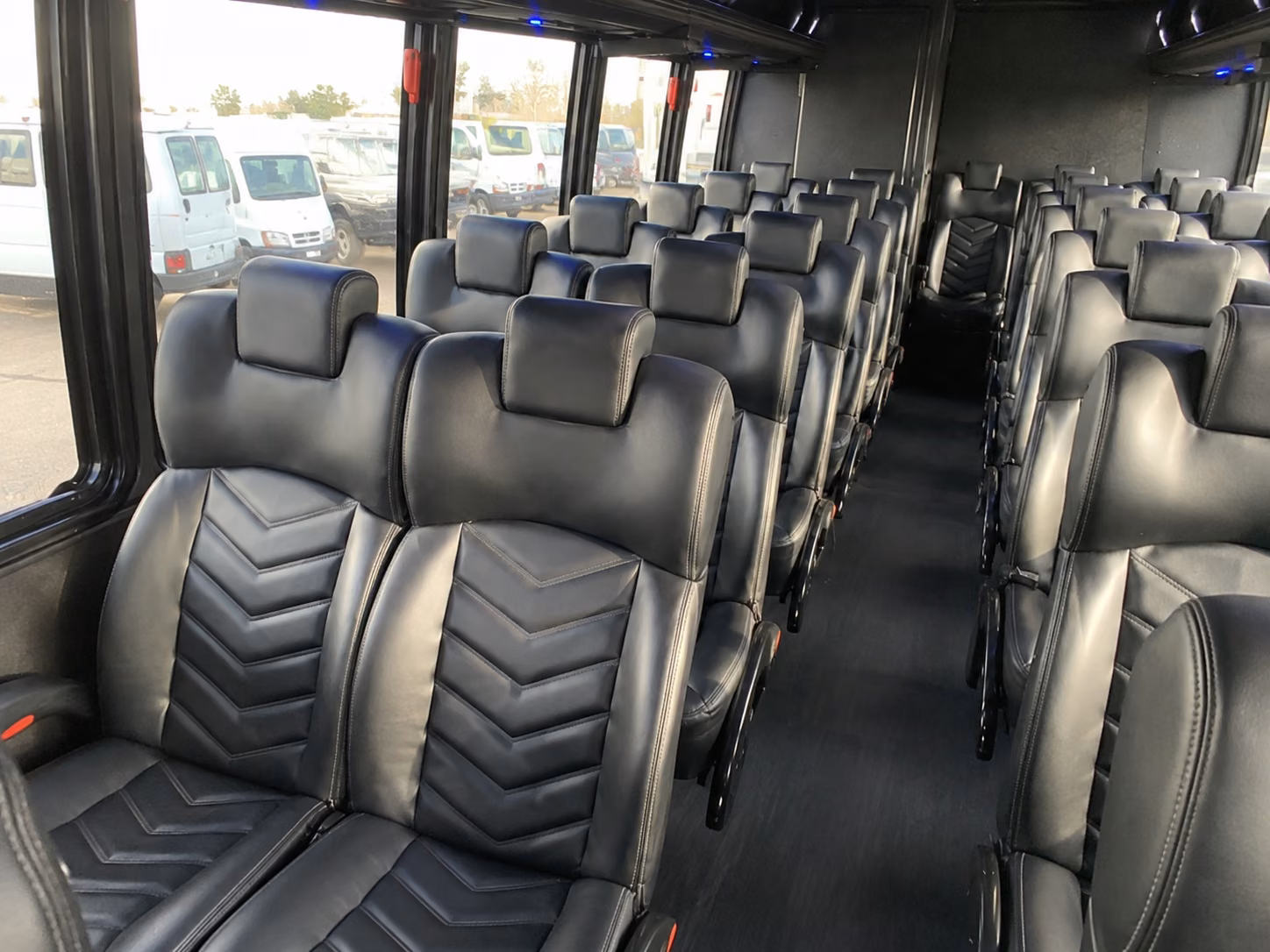gloucester 20 passenger minibus interior