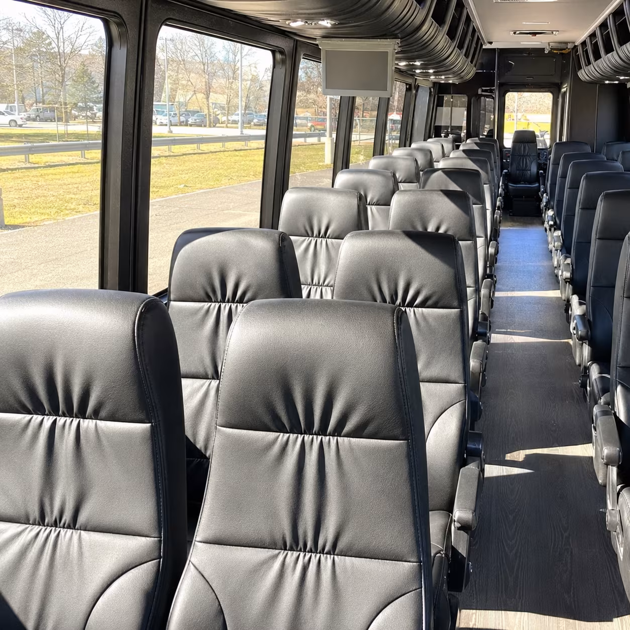 gloucester 25 passenger minibus inside