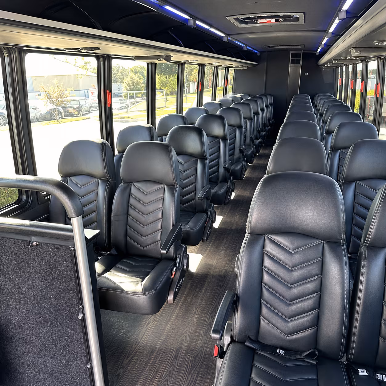 gloucester 25 passenger minibus interior