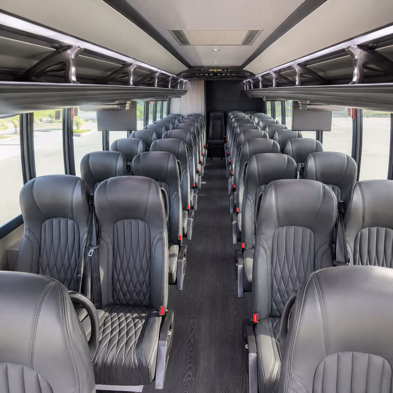 gloucester 28 passenger minibus inside