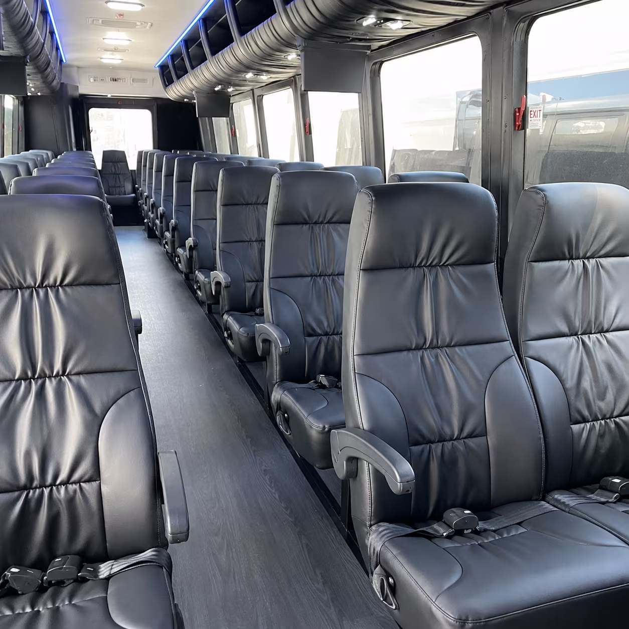 gloucester 35 passenger minibus interior