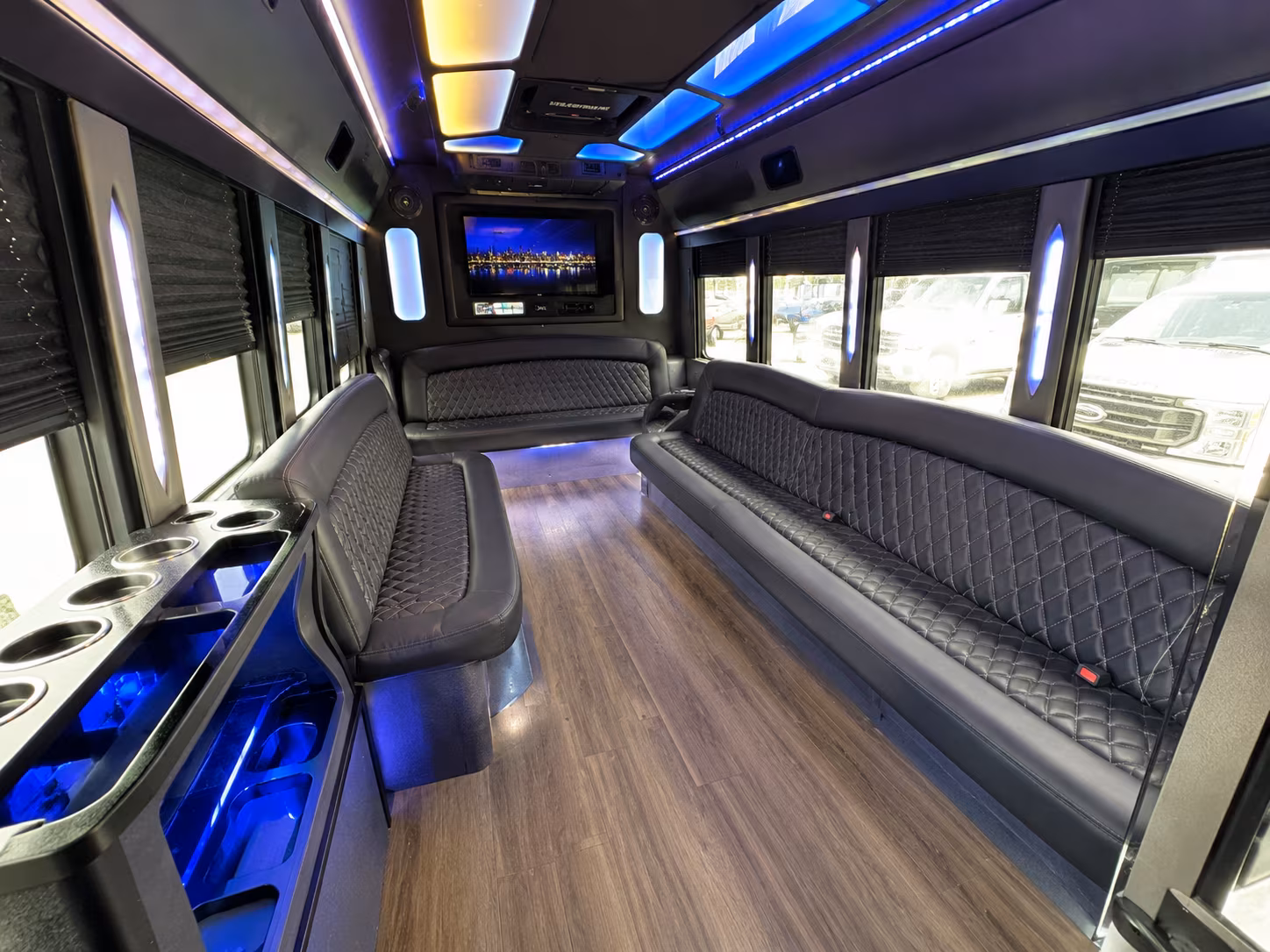 party buses for gloucester wedding parties and bridal groups