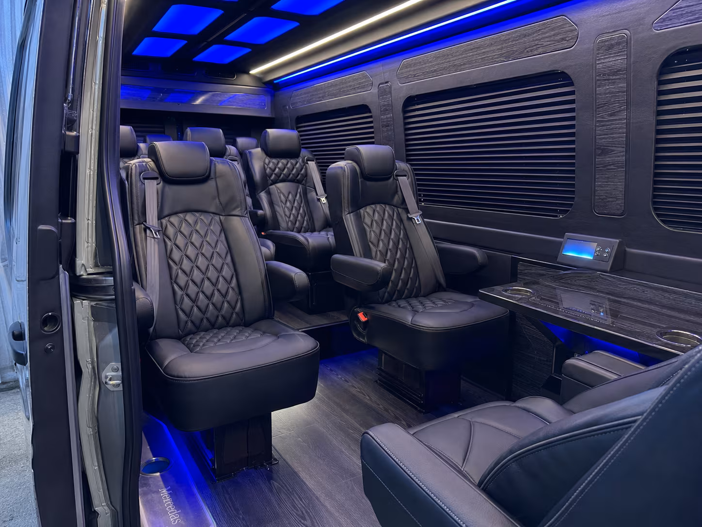 sprinter van transportation for groups and events across gloucester